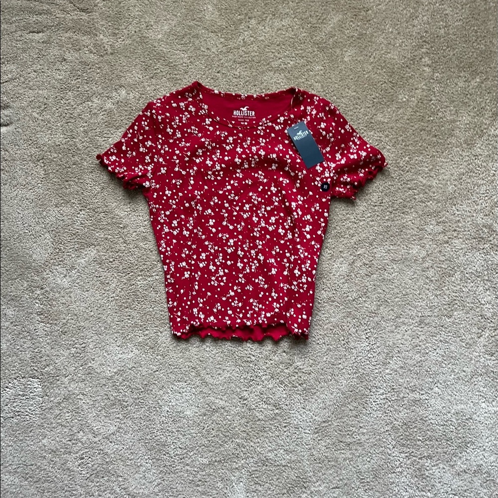 brand new holister t shirt with tags